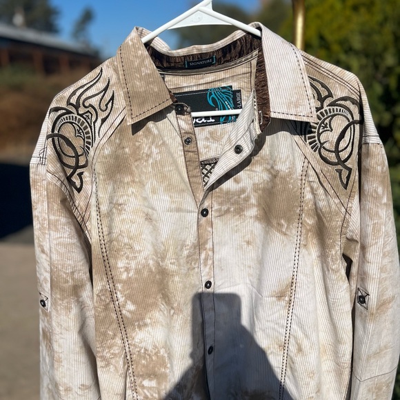 Mens XXL BUCKLE ROAR LONG SLEEVED SHIRT GREAT CONDITION - Picture 3 of 7